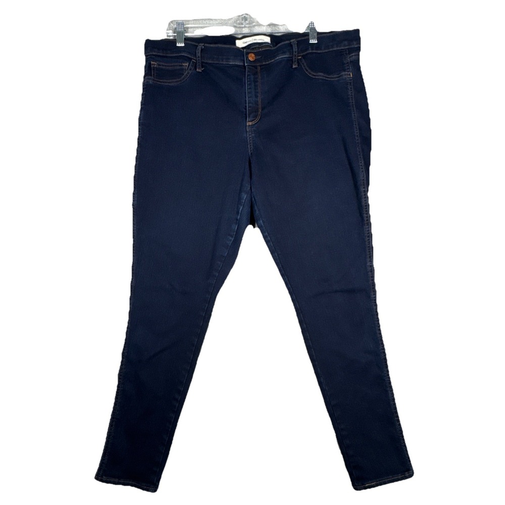 Gap 1969 Jeans Women 35R Dark Blue Easy Legging Skinny Casual Neutral Minimalist